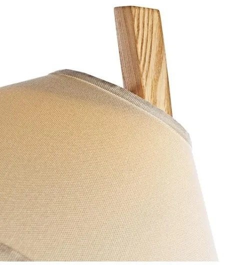 Tömör kőris állólámpa 1xE27/60W/230V