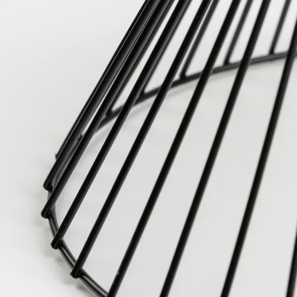 Brilagi - LED felületre szerelhető csillár CERIA WIRE 1xE27/40W/230V Ø 30 cm fekete/tölgy