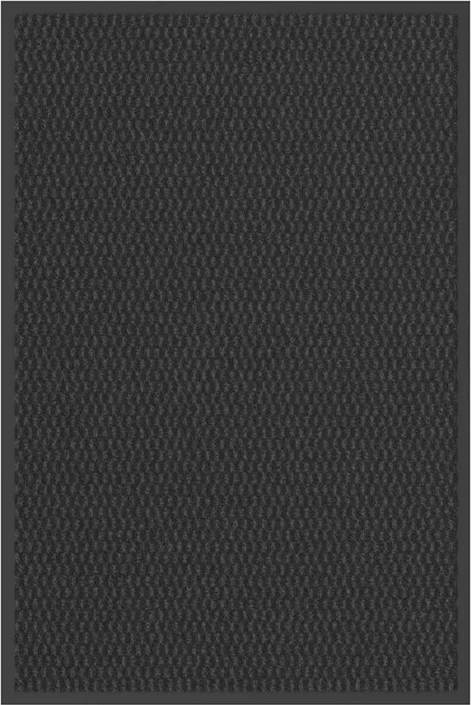 vidaXL lábtörlő fekete 60x90 cm