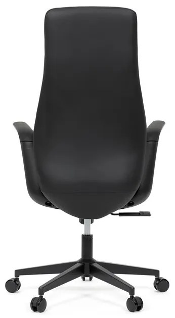 Fekete Ekobőr Irodai Főnöki Szék, Hinta Mechanikával. KA-T8325 BK