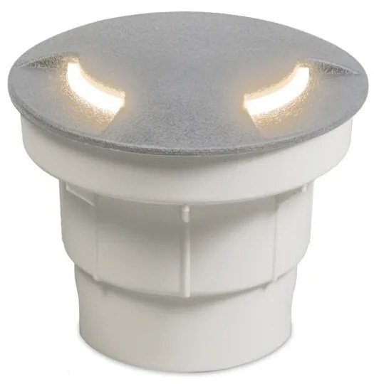 Modern kültéri talajszpot szürke LED-del IP67 - Ceci 2