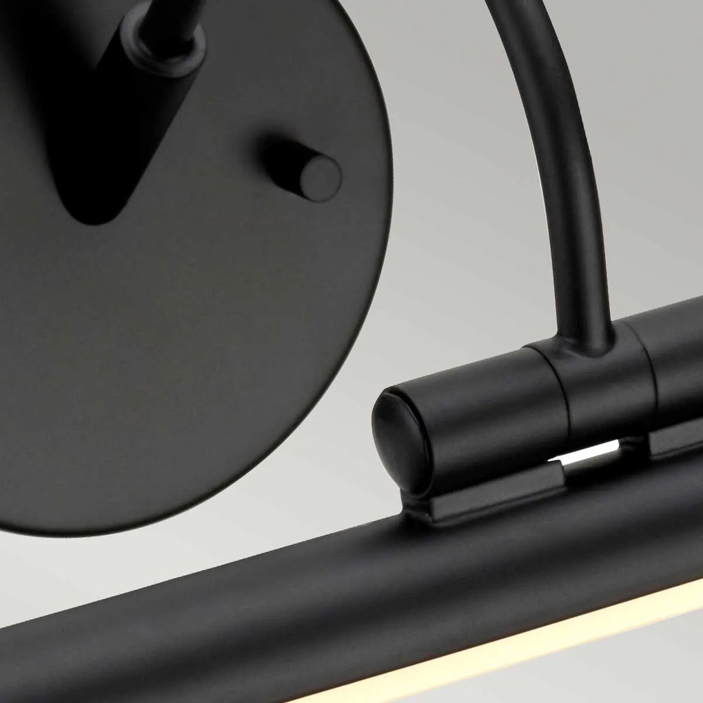 Elstead klasszikus LED falikép világítás alton fekete elsalton-pl-l-blk
