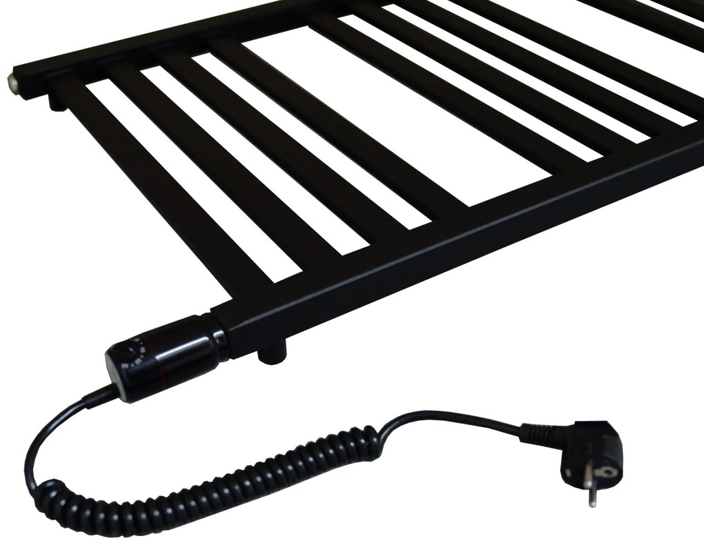 Regnis LOX, fűtőelem 300x1810mm, 652W, matt fekete, LOX180/30/D300/FEKETE