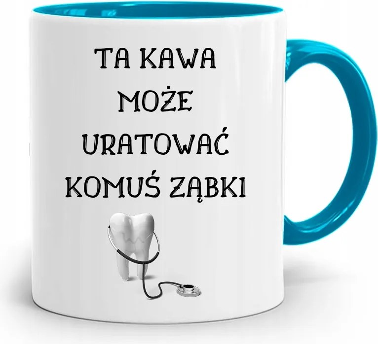 Kék Fogorvosi Ajándék Bögre Mentse Meg A Fogakat fényképes nyomtatással