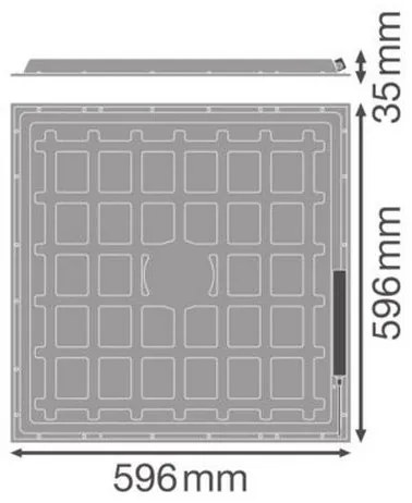 Osram - ESSENTIAL LED beépíthető álmennyezeti panel 36W/230V 4000K 60x60 cm