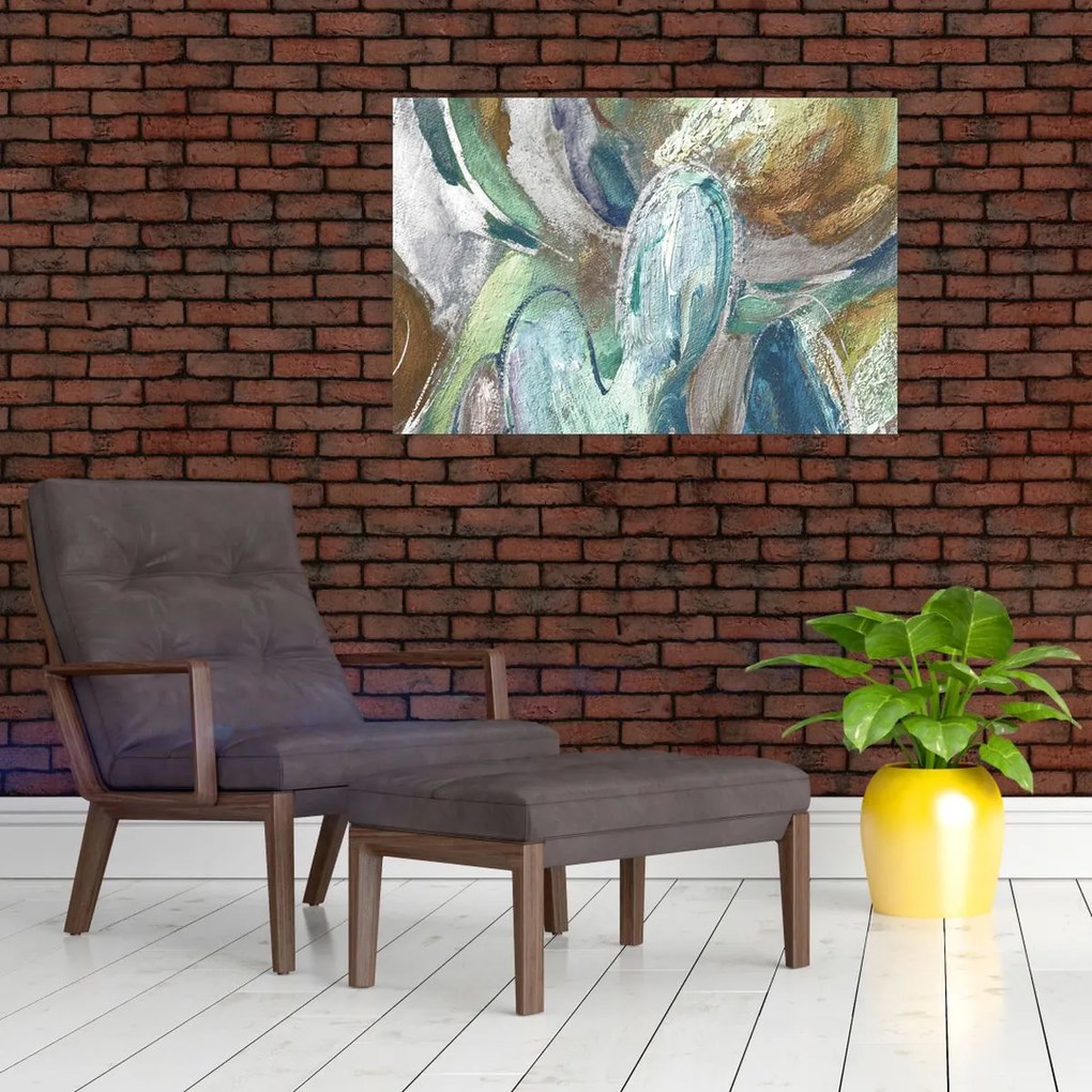 Kép - Absztrakt figurás festészet (90x60 cm)