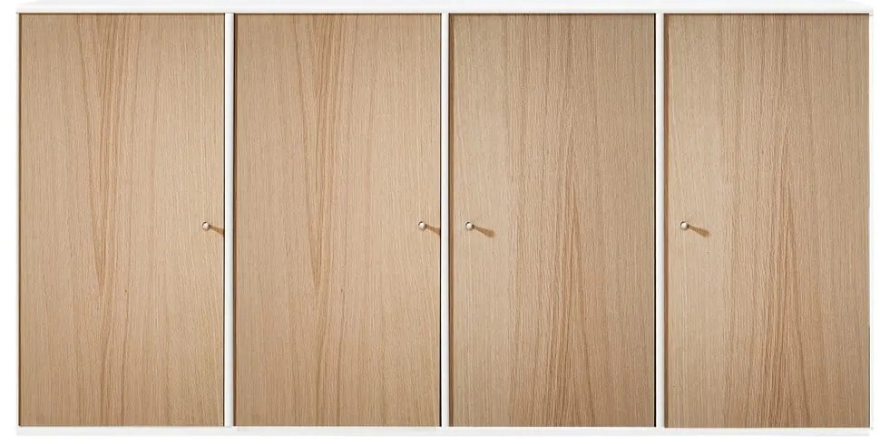 Fali komód tölgyfa dekorral Hammel Mistral Kubus, 136 x 69 cm
