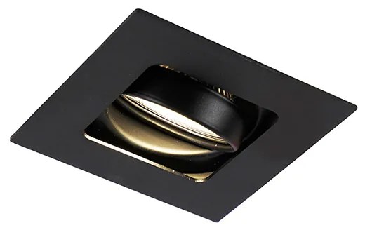 Modern okos süllyesztett spotlámpa fekete, WiFi GU10-zel - Artemis