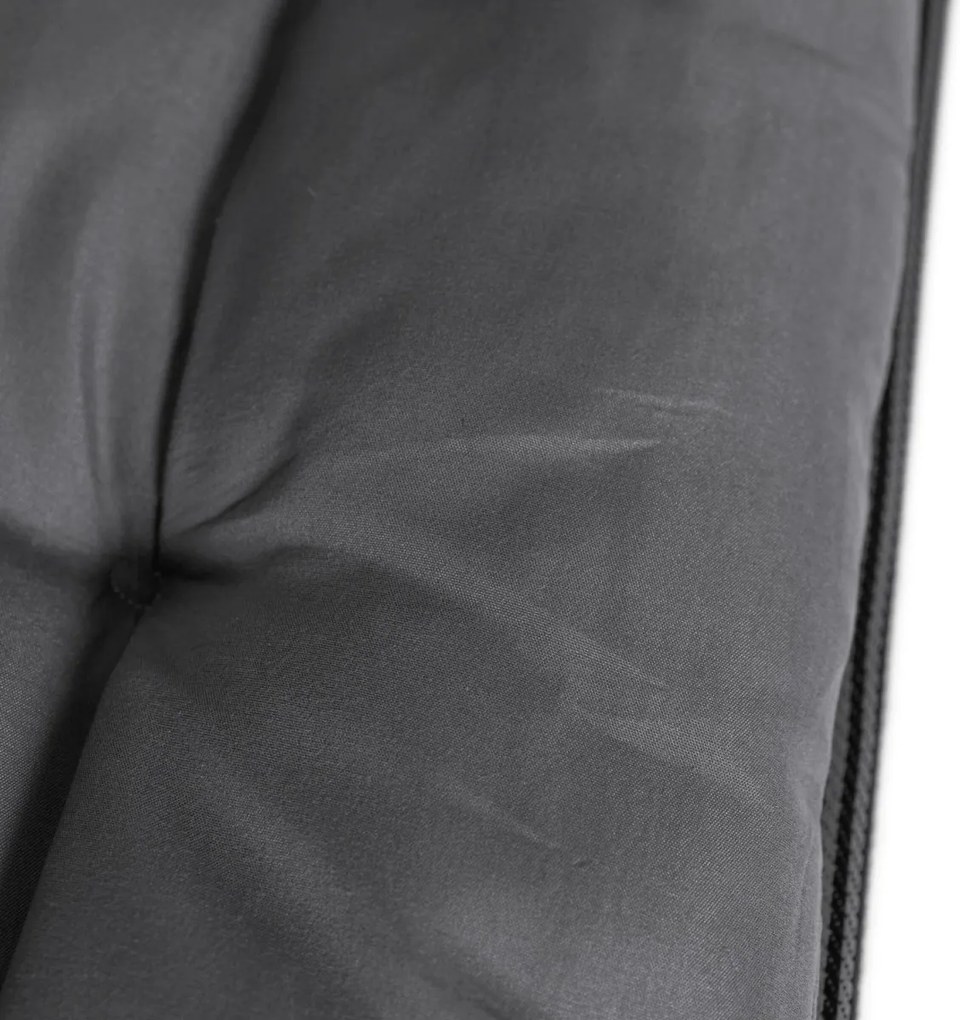 Napozóágy, kárpitozott kerti pihenőágy szürke színben. VENUS