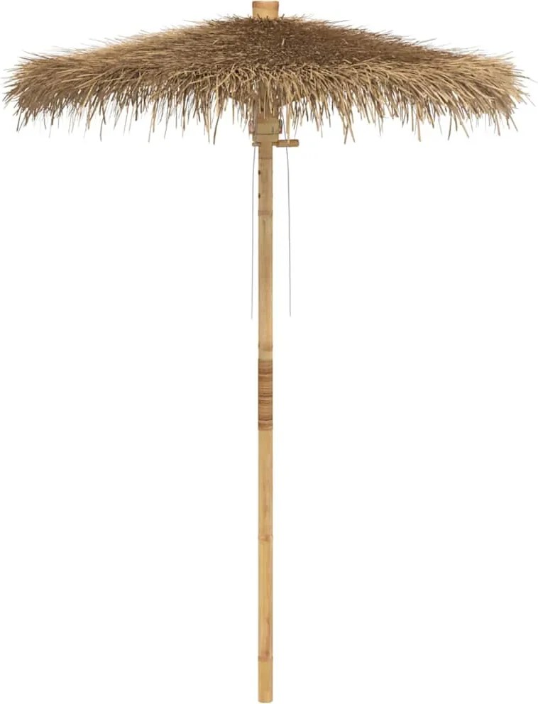vidaXL bambusz tiki esernyő banánlevél ernyővel 150 cm