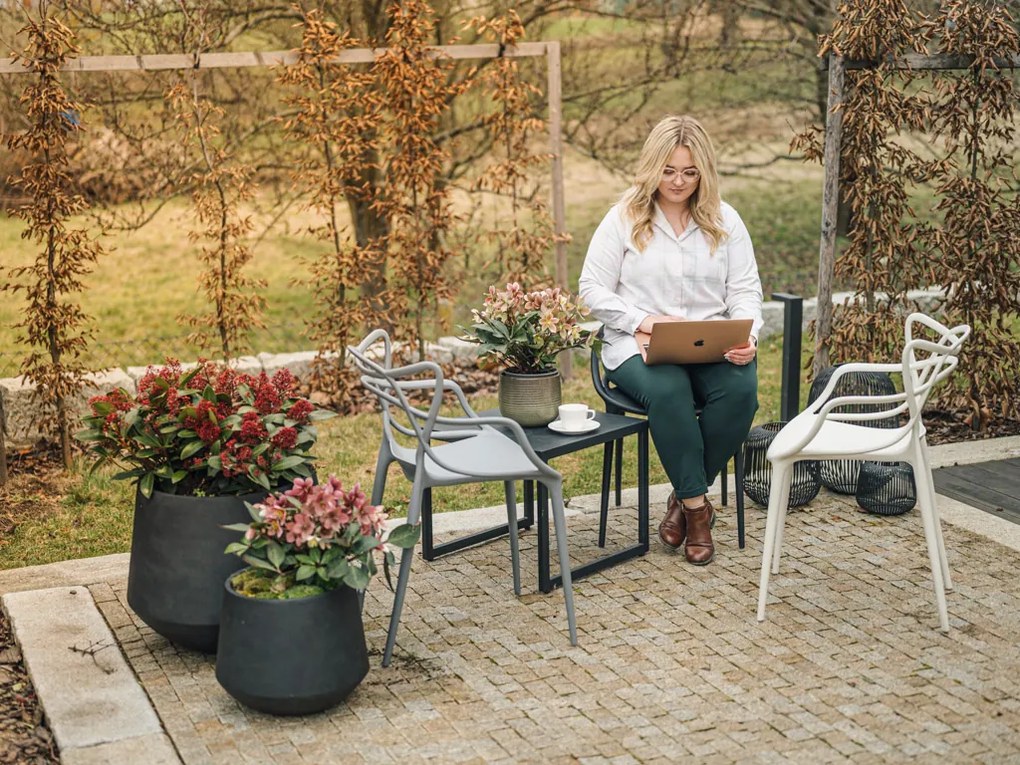 4 db KATO műanyag szék szett, bézs