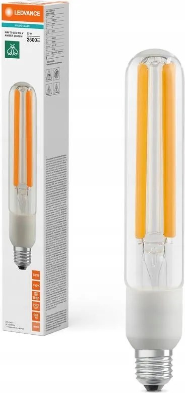 E27 Led izzó 23W 70W 2500lm 1800K Meleg fehér 360° Filament Ledvance