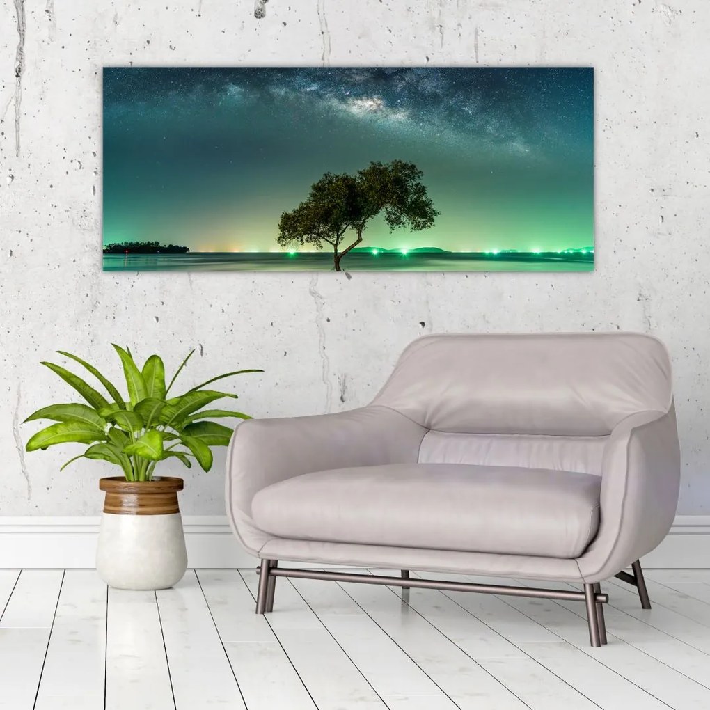 Az éjszakai égbolt képe (120x50 cm)