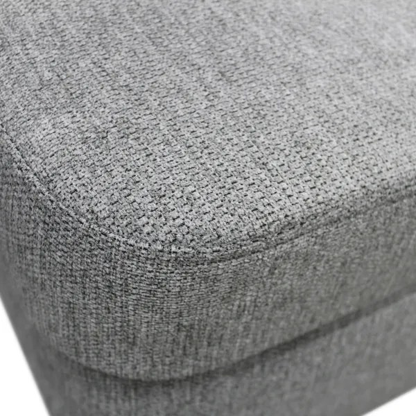 SERPA U-alakú, ággyá alakítható balos sarokülőgarnitúra tárolóval, szürke