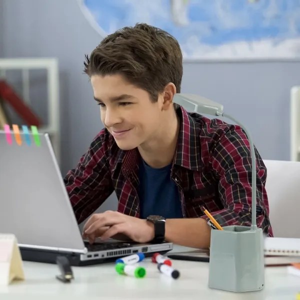 Rabalux 74244 - LED Dimmelhető asztali lámpa ARVID LED/6W/230V 5000K kék