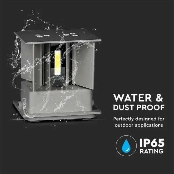 LED Kültéri fali lámpa LED/11W/230V 3000K IP65 szürke