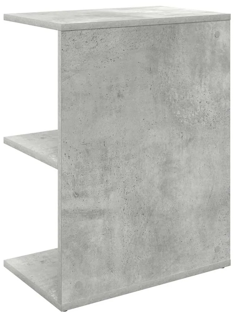 éjjeliszekrények 2 db beton szürke gépi forgácsolt fa