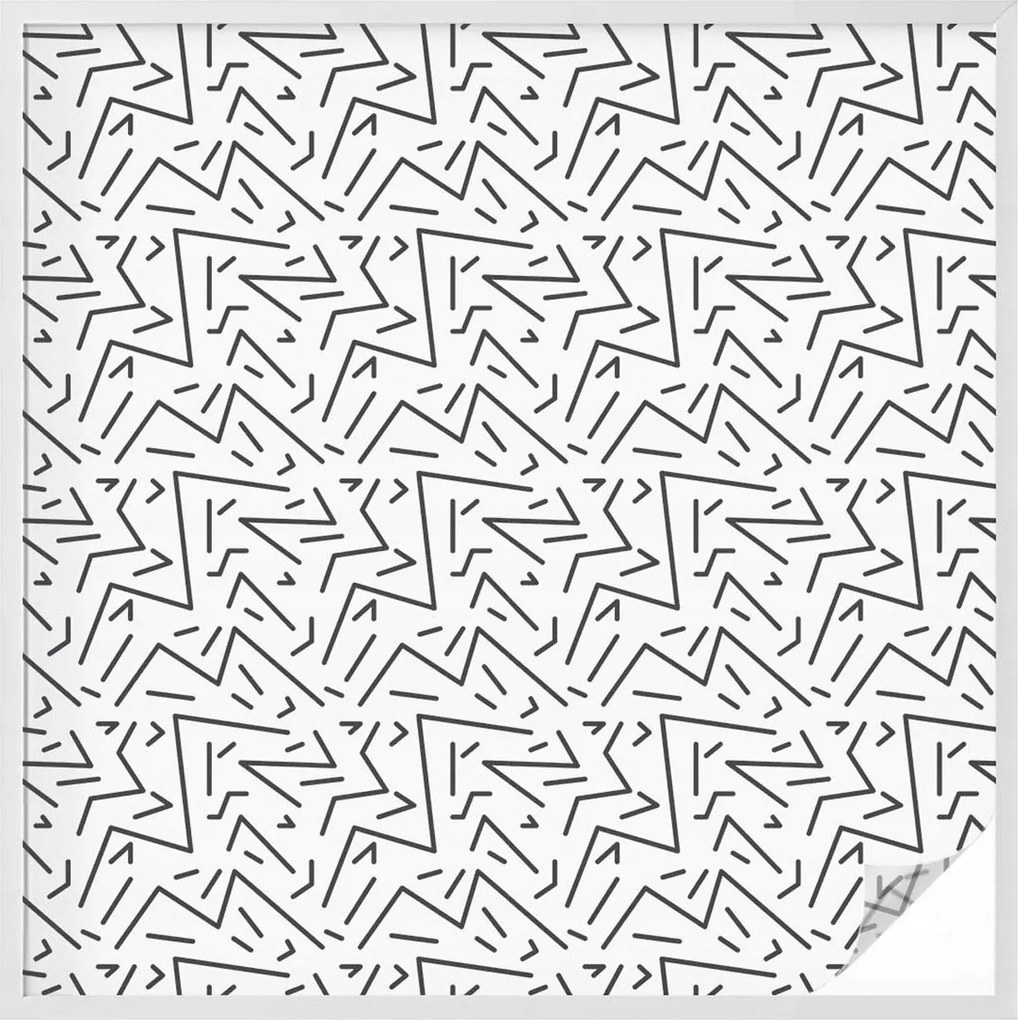 Ablaküveg fólia Adatvédelem Absztrakt cikk-cakk 100x100 cm