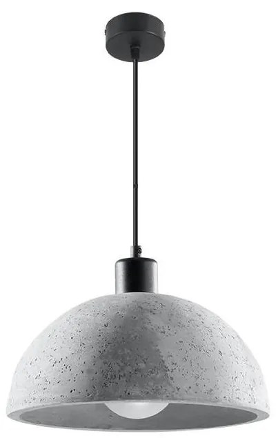Sollux Sollux SL.0847 - Csillár zsinóron PABLITO 1xE27/60W/230V beton SLX0716