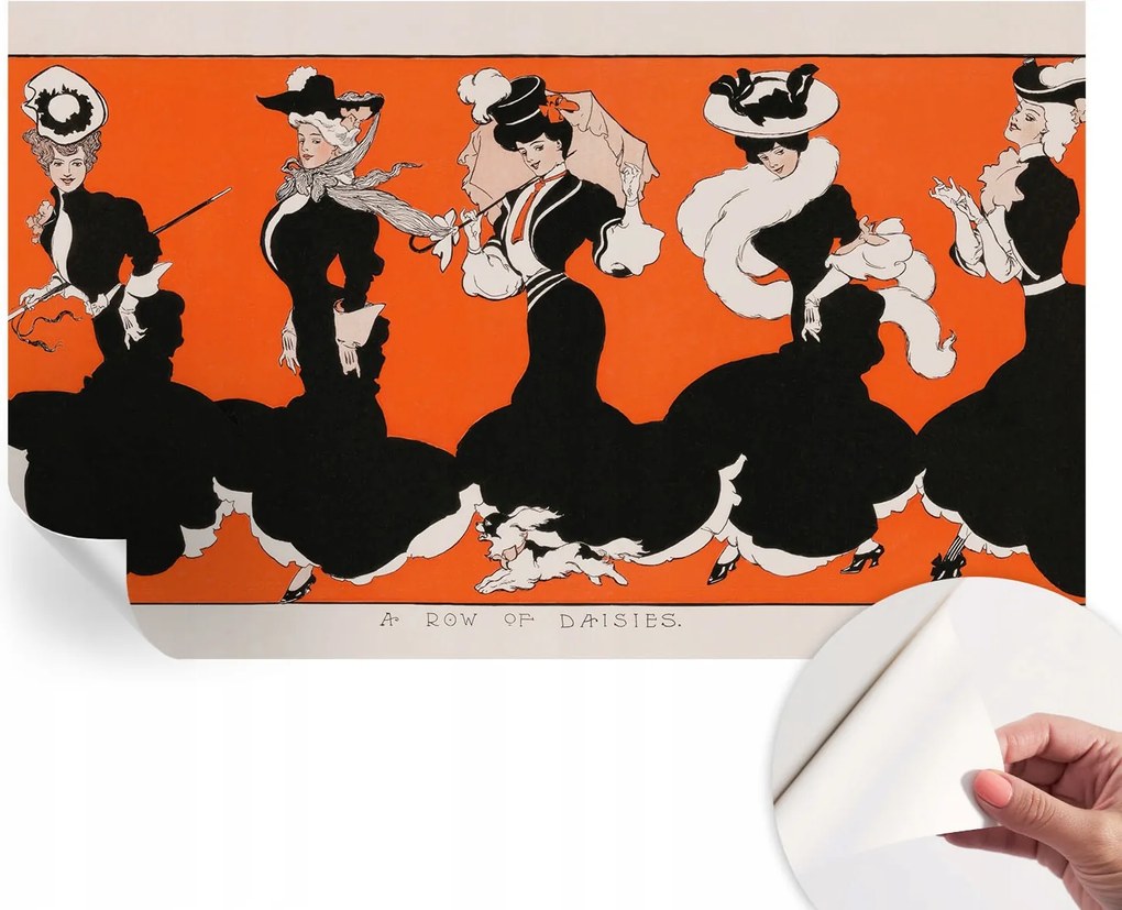 Modern öntapadós fali fotótapéta Női ruhák 416x254 cm