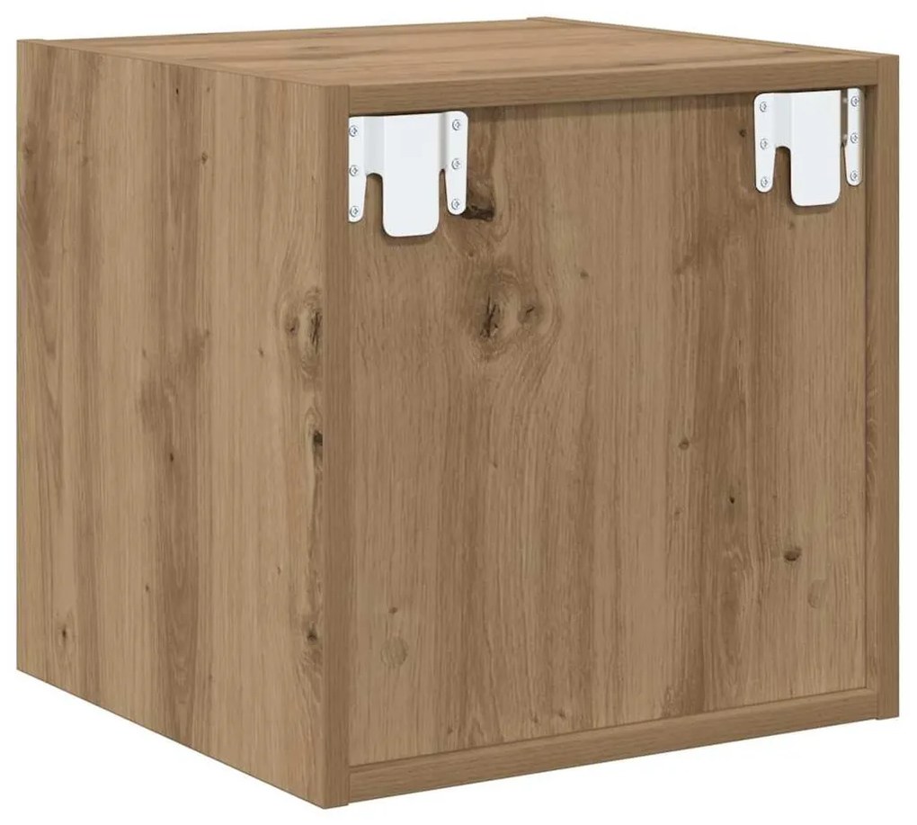 Fali Szekrény 2 pcs kézműves tölgy 37 x 37 x 37 cm Faanyag