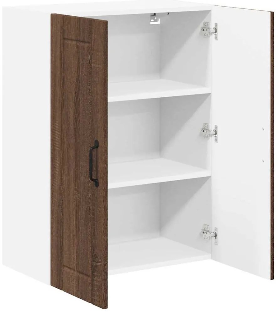 Fali konyhaszekrény Barna Tölgy 60 x 31 x 80 cm Faanyag