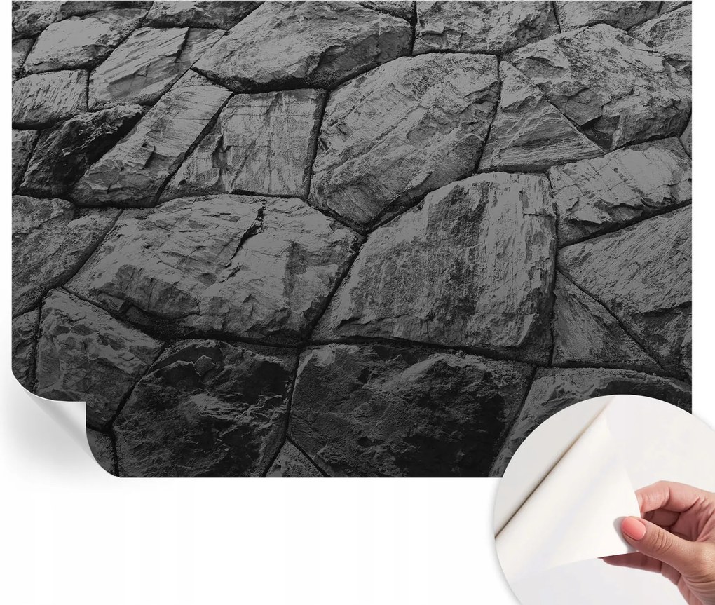 Dekoratív öntapadós fotótapéta irodába Kő textúrák 208x146 cm