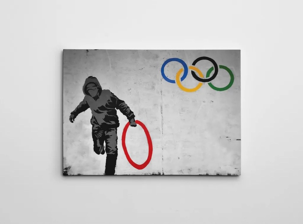 WY118 Banksy vászonkép, 70 x 100 cm