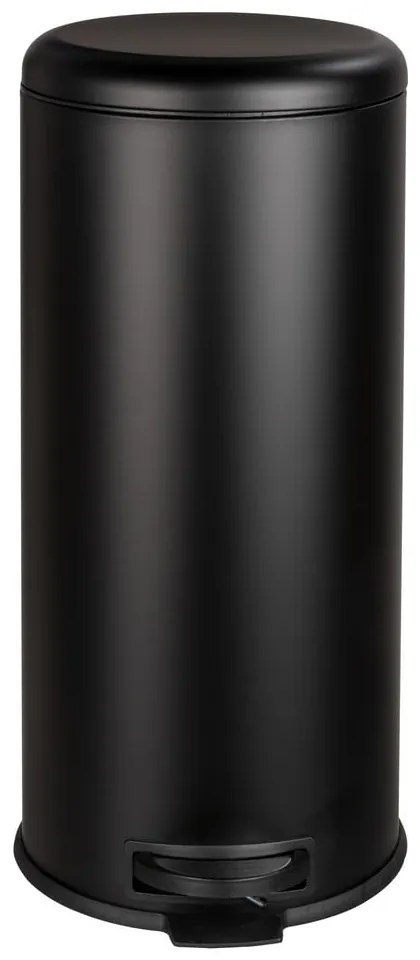 Leman Easy Close fekete szemetes, 30 l - Wenko