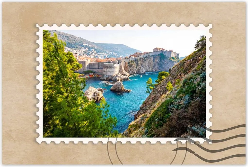 Poszterek 90x60 Kilátás a Lovrijenac erődből