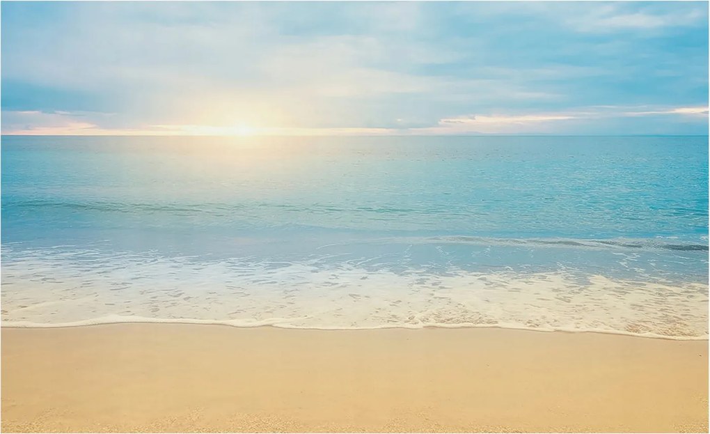 Dekoratív fotótapéta falra Egyszerű szerelés Napfelkelte 416x254 Ragasztó