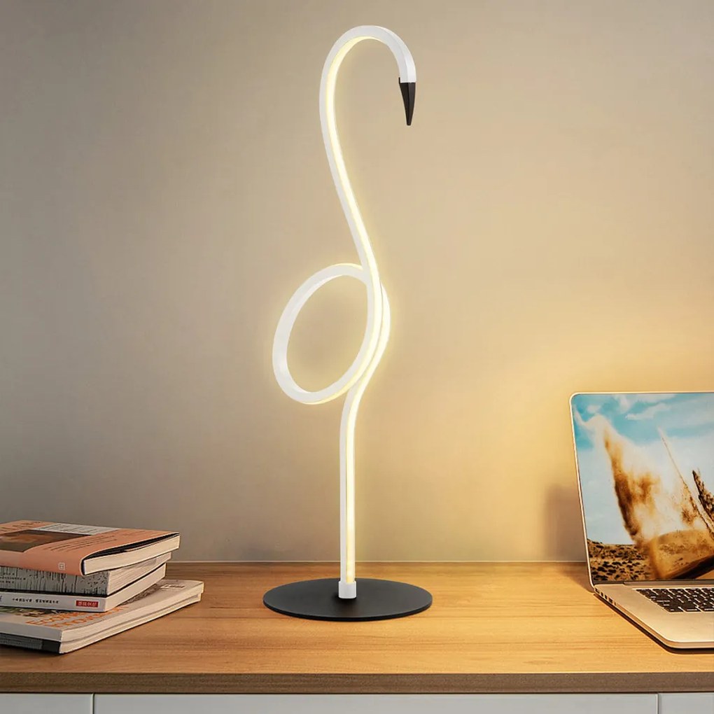 Elstead Lighting Flamingo FLAMINGO-TL-WHT Asztali lámpa 1x6 W /LED 3000 K 420 lm
