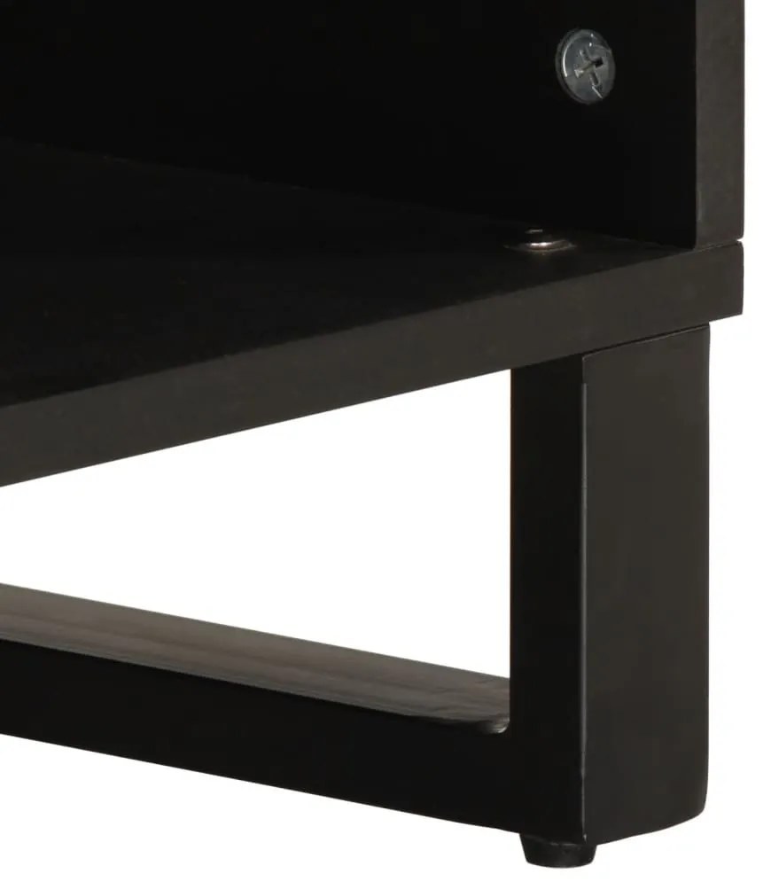 tömör akácfa TV-szekrény 100 x 34 x 46 cm