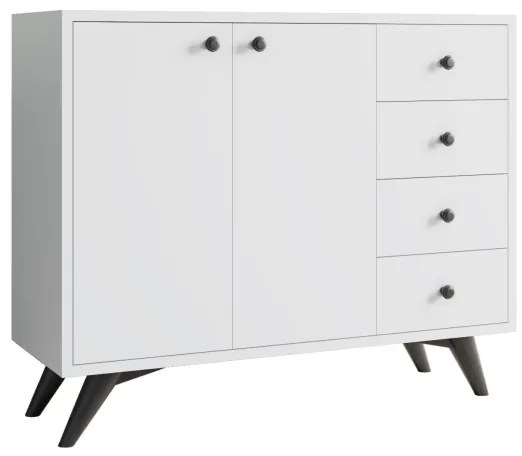 Szekrény WAGA 82x100 cm fehér