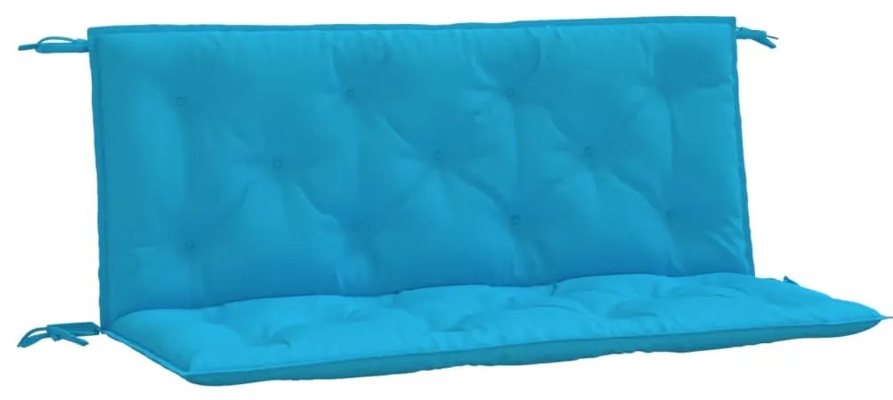 2 db világoskék oxford szövet kerti padpárna 120 x 50 x 7 cm