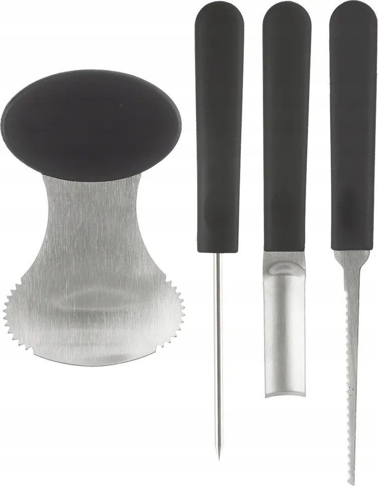 4x Zöldség-gyümölcs Olajozó Sütőtök sárgadinnye görögdinnye spatula nyárs véső kés