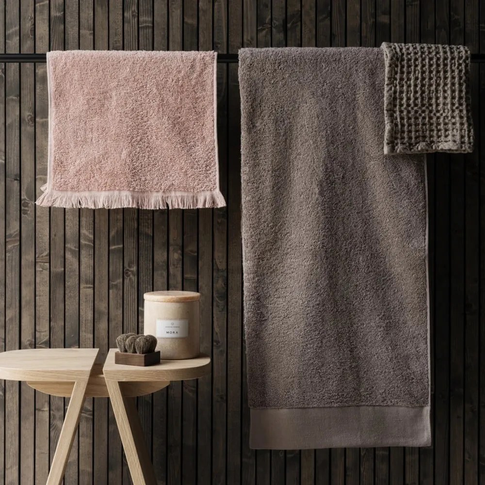 Rózsaszín pamut törölköző szett 2 db-os 30x50 cm FRINO – Blomus