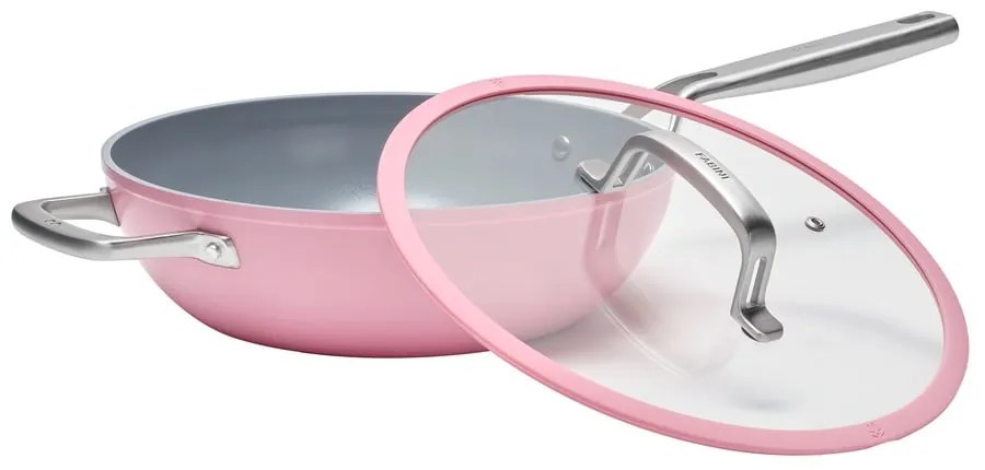 Wok serpenyő fedővel-kerámia felülettel ø 28 cm Meda 3.0 – FABINI