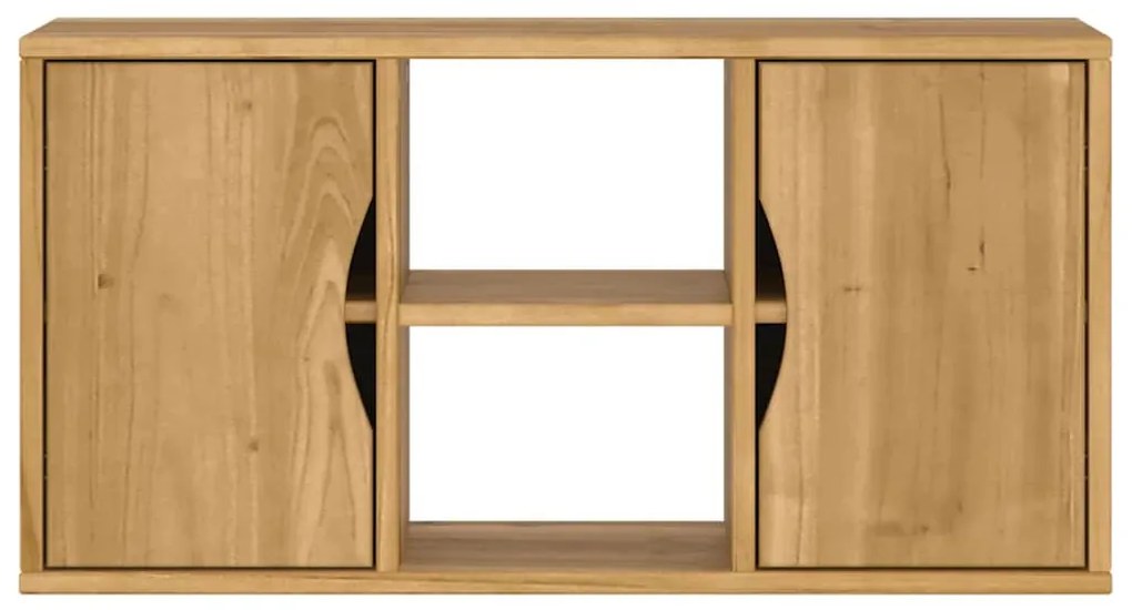 ODDA tömörfa fenyőfa TV szekrény 79x24x40 cm