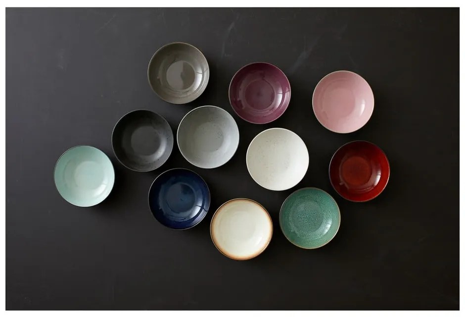 Fekete-lila kőedény tálka 1 l Gastro Black/Purple – Bitz