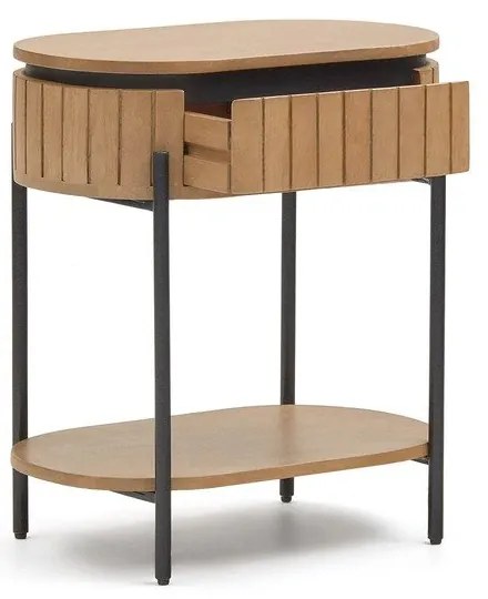 Mangófa éjjeliszekrény Licia - Kave Home