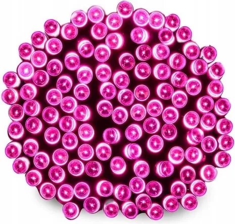 Led Karácsonyfa Lámpák 500 Rózsaszín 38 m IP44 Kültéri Beltéri 8 Mód