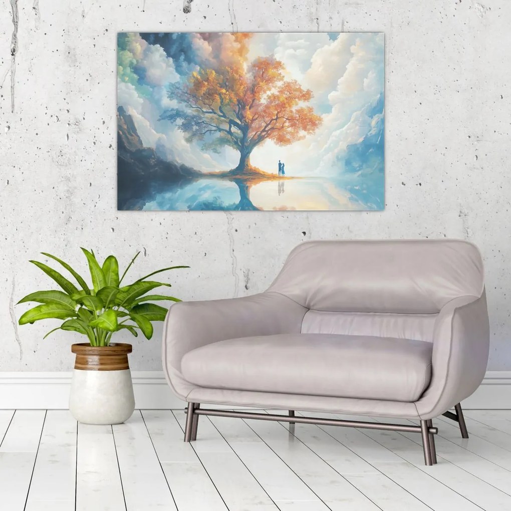 Kép – Az élet és szerelem fája (90x60 cm)