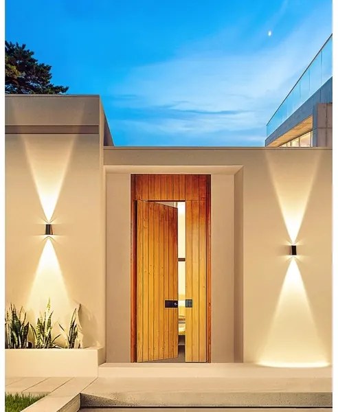 Brilagi - LED Napelemes fali lámpa PYRAMID LED/2W/3,2V 1300 mAh IP54