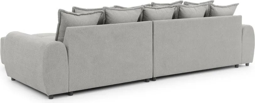 Világosszürke sarokkanapé (jobb oldali-heverő résszel) Albane – Ropez