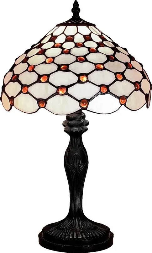 Prezent TIFFANY VII. 53 Asztali lámpa 1x60W/E27 IP20