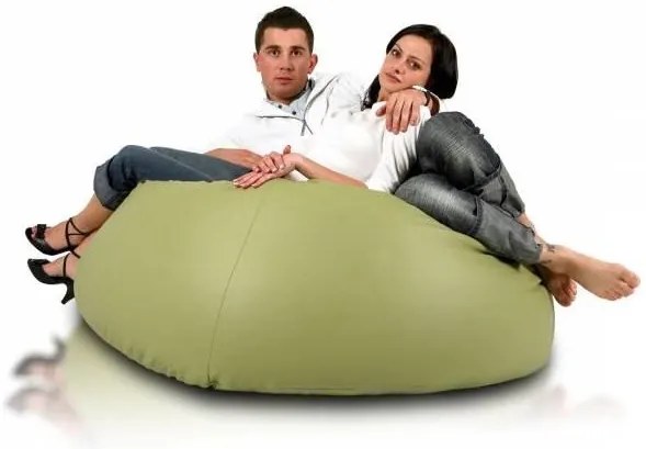 Babzsák labda Maxi ökobőr TiaHome - Narancssárga