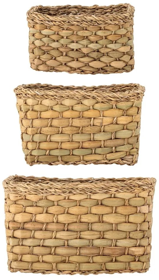 Tengerifű tárolókosár szett 3 db-os 26x16x16 cm Ramon – Bloomingville