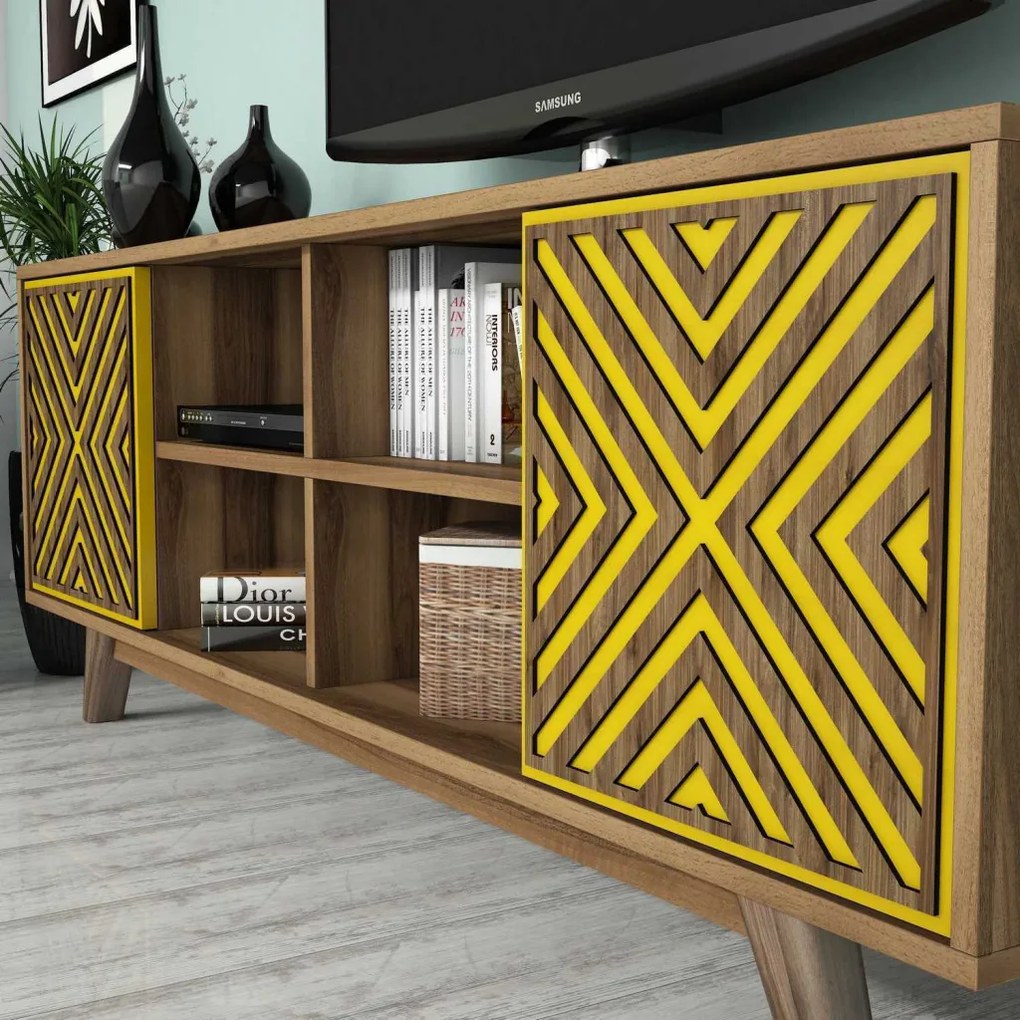 Inci - Walnut, Yellow