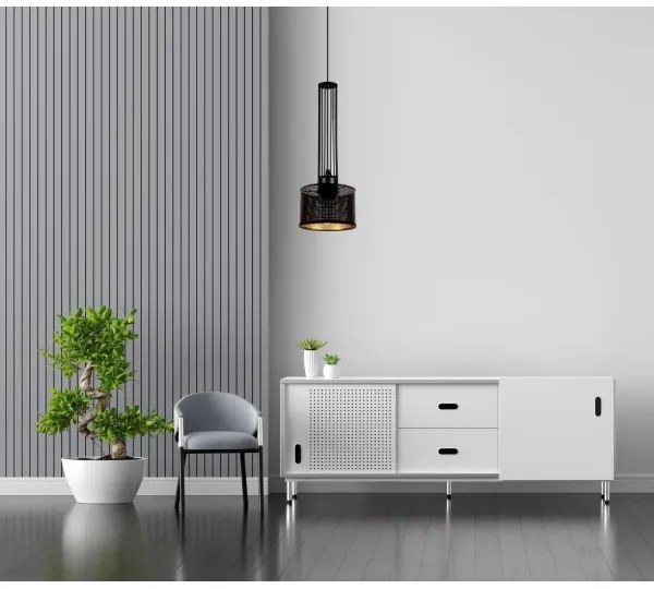 Csillár zsinóron ELIS 1xE27/60W/230V á. 15 cm